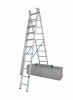 Drabina aluminiowa  wielofunkcyjna KRAUSE STABILO   3x9   szczebli z funkcją ustawiania na schodach 133755